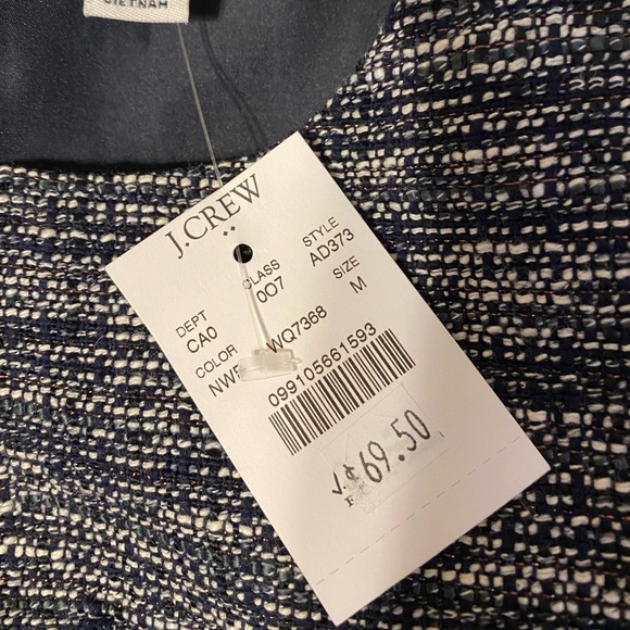 NWT J.Crew Tweed Top - Picture 10 of 10